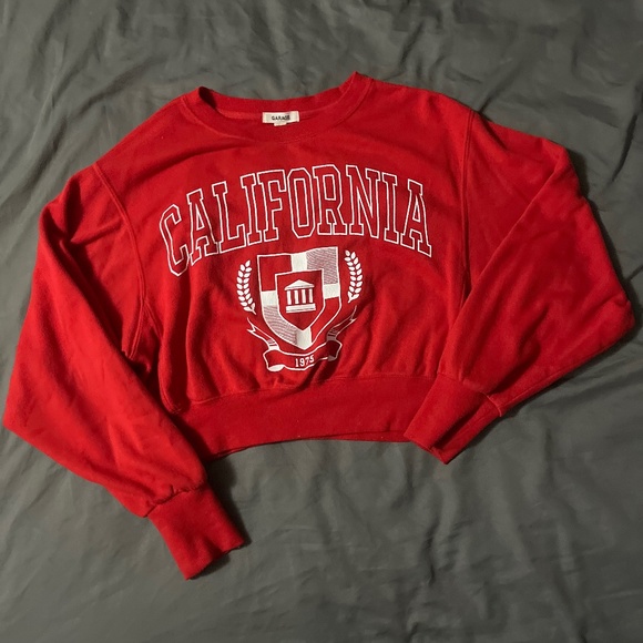 Garage Cropped California Sweatshirt - Picture 2 of 4